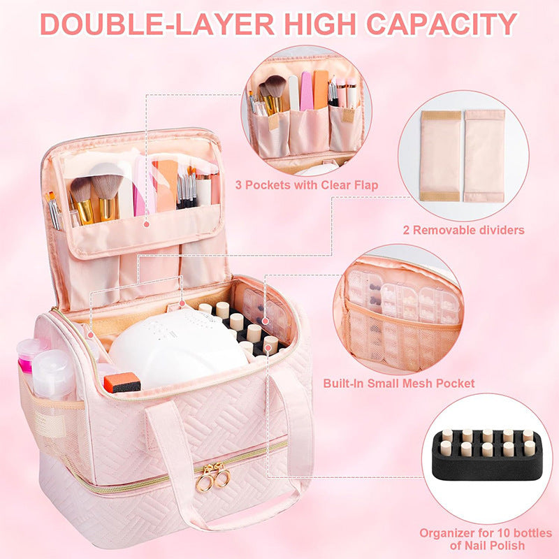 Kosmetik-Organizer Tasche mit Abnehmbaren Fächern Brehn