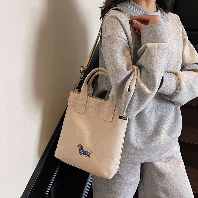 Stylische Canvas-Handtasche Brehn