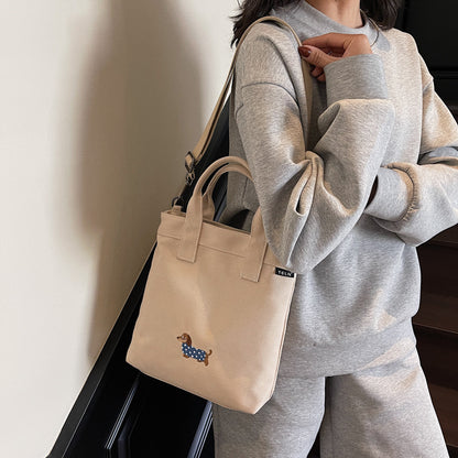 Stylische Canvas-Handtasche Brehn
