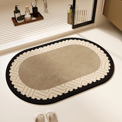 Stylische rutschfeste Badmatte Brehn