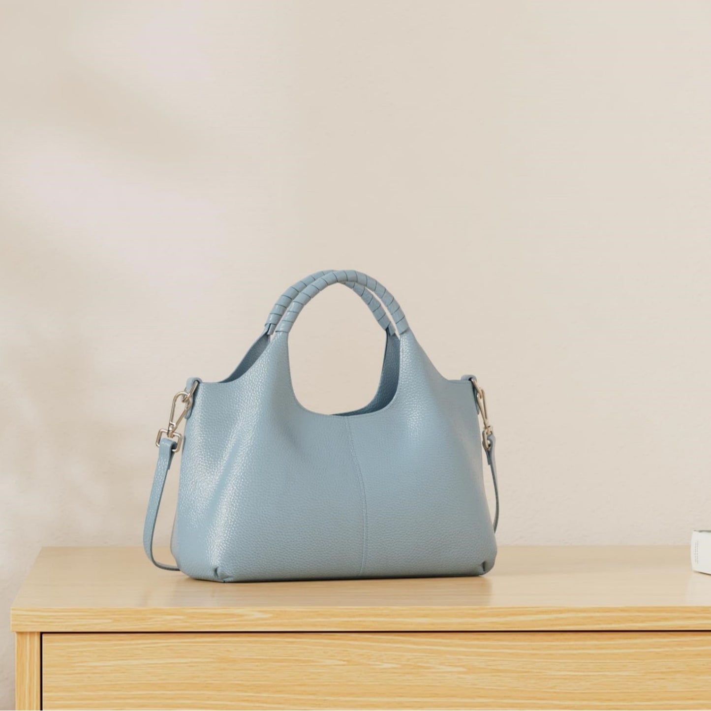 Elegante Leder-Handtasche Brehn