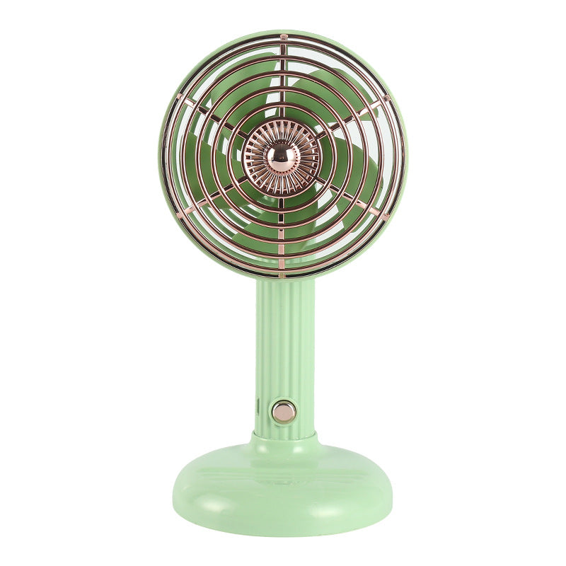 Damen Tragbarer Tischventilator im Retro-Stil Brehn