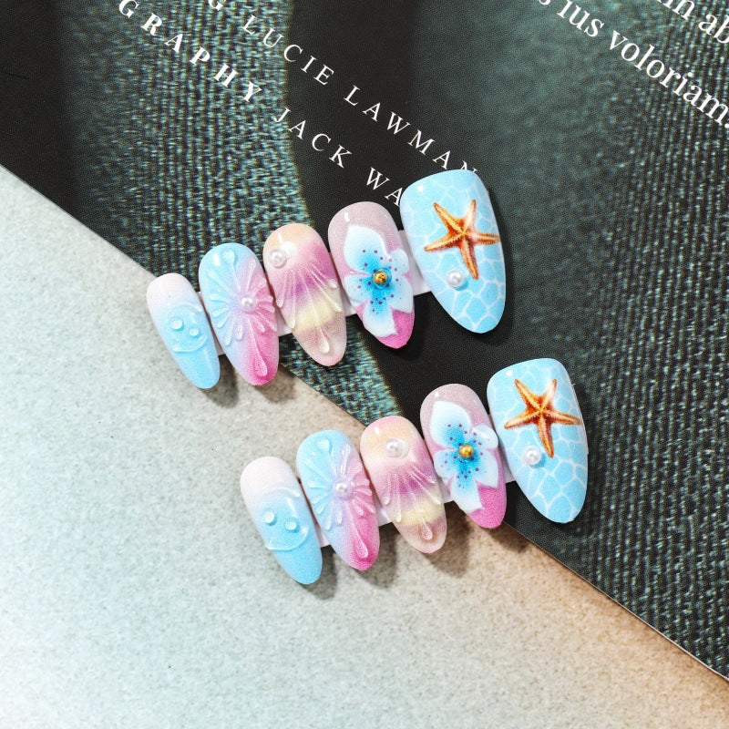 Kunstnägel mit maritime Motiven Brehn