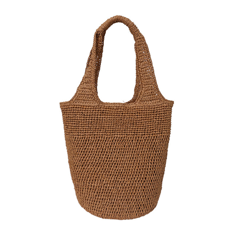 Handgefertigte Strohtasche Brehn