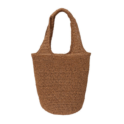 Handgefertigte Strohtasche Brehn