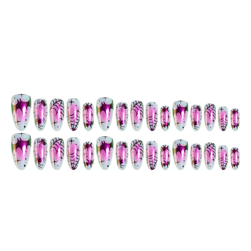 Kreatives Halloween Nagelset Brehn