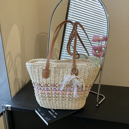 Geflochtenes Strohtäschchen