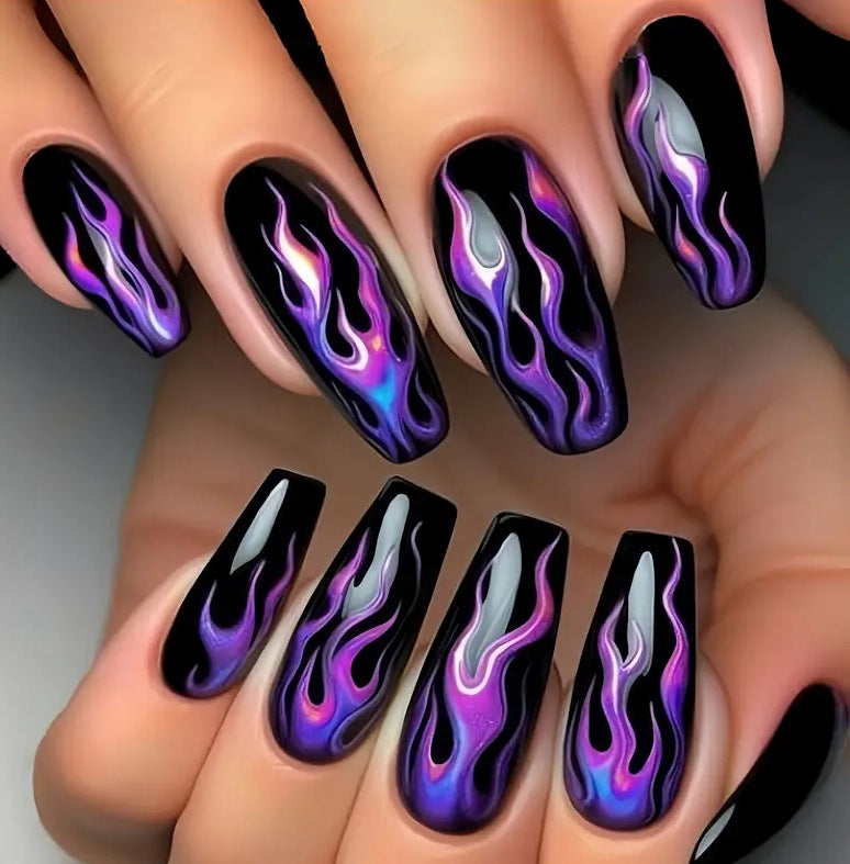 Iridescent Acryl-Nagelverstärkungen Brehn