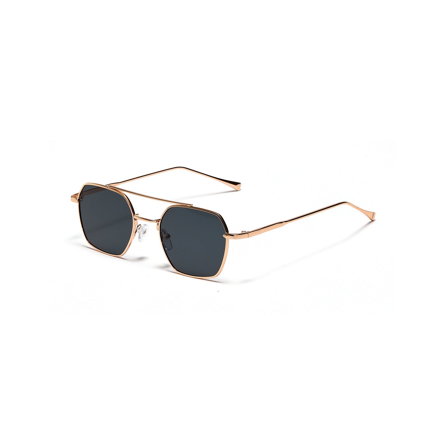Damen filigrane Sonnenbrille mit elegantem polygonalen Rahmen Brehn