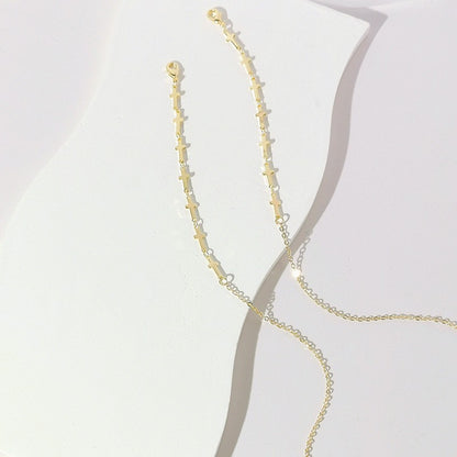 Elegante Kettenlink-Halskette Brehn