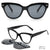 Damen modische Cat-Eye Sonnenbrille mit abnehmbaren Gläsern Brehn