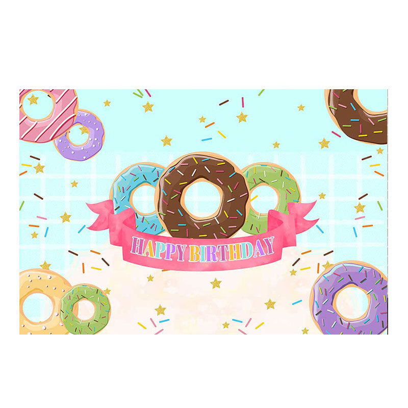 Kinderspielerische Donut-Themen Wandkunst Brehn