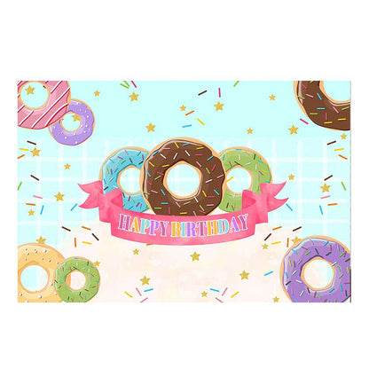 Kinderspielerische Donut-Themen Wandkunst Brehn