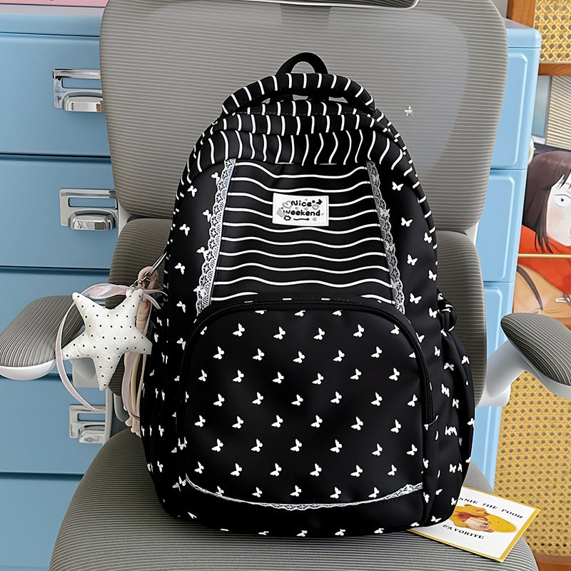Süßer Schmetterlingsmuster-Rucksack