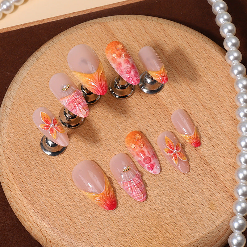 Dekorative Gel-Nageltips Brehn