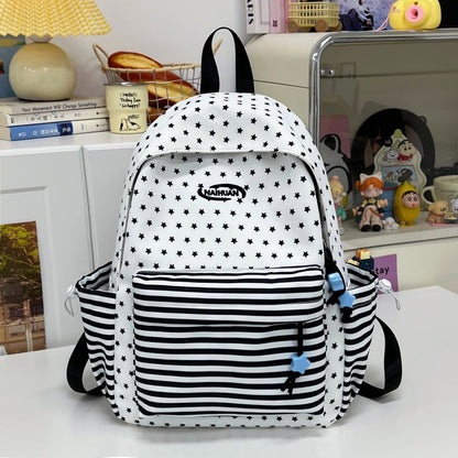 Stylischer Sternmuster Casual Rucksack Brehn
