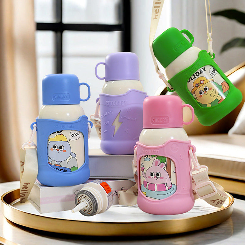 Damen Kinder-Trinkflasche mit kreativem Tierdesign Brehn