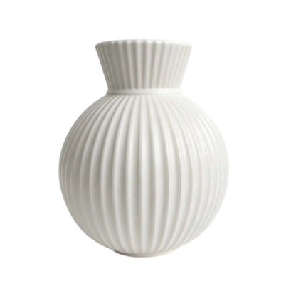Elegante gerippte Keramikvase Brehn