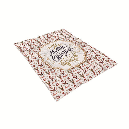 Festliche Feiertags-Fleece-Decke