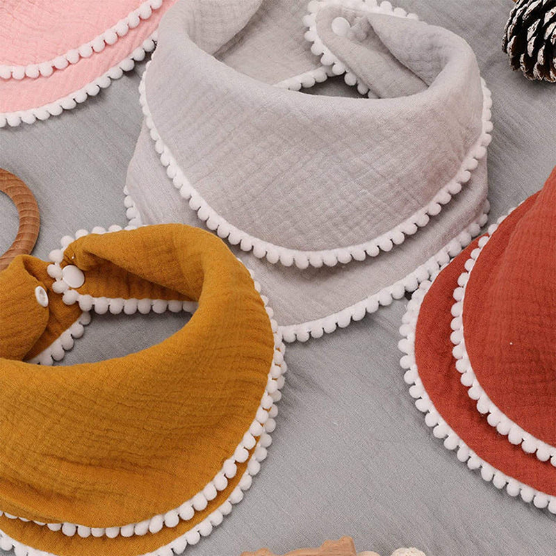 Weiche Baumwoll-Drool-Lätzchen Set Brehn