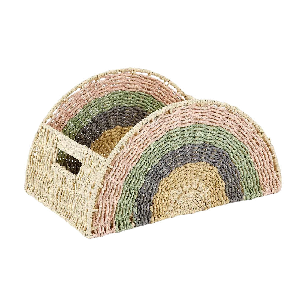 Kreativer Aufbewahrungskorb im Regenbogen-Design Brehn