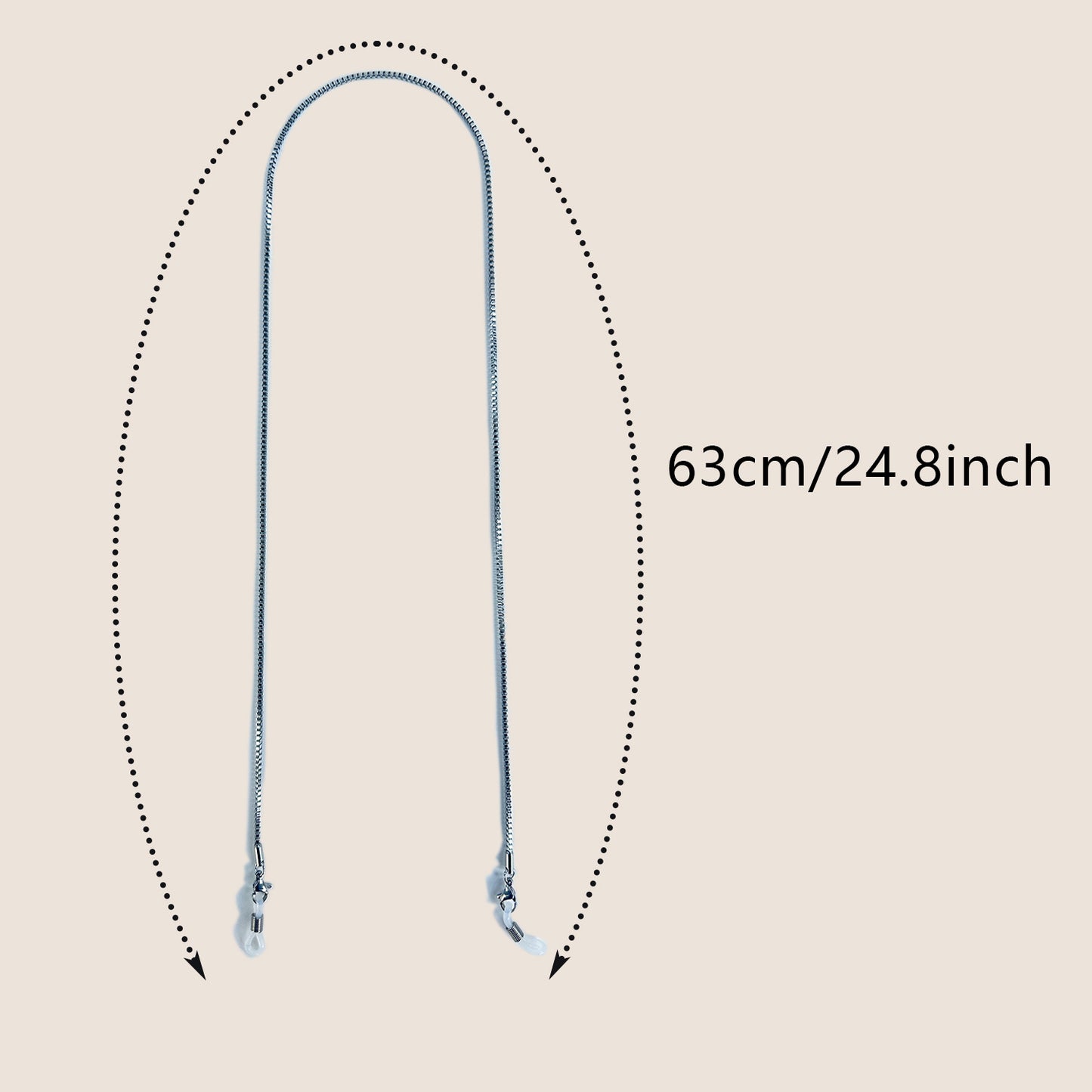 Elegante Brillenkettenhalter Brehn