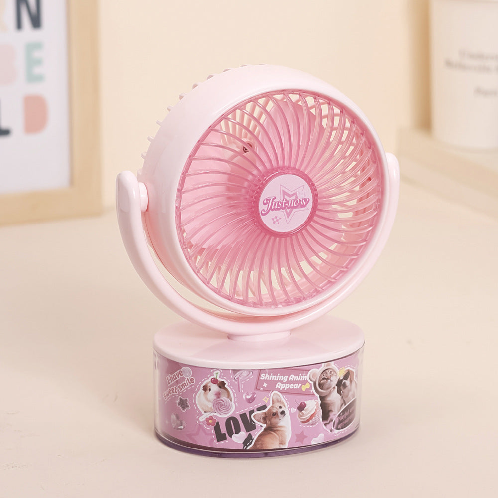 Damen kompakter Handventilator mit süßem Tierdesign Brehn