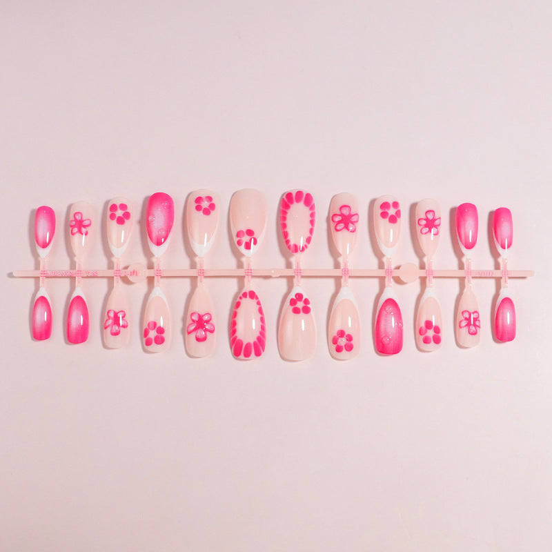Premium Press-On Nail Set mit dekorativen Akzenten Brehn