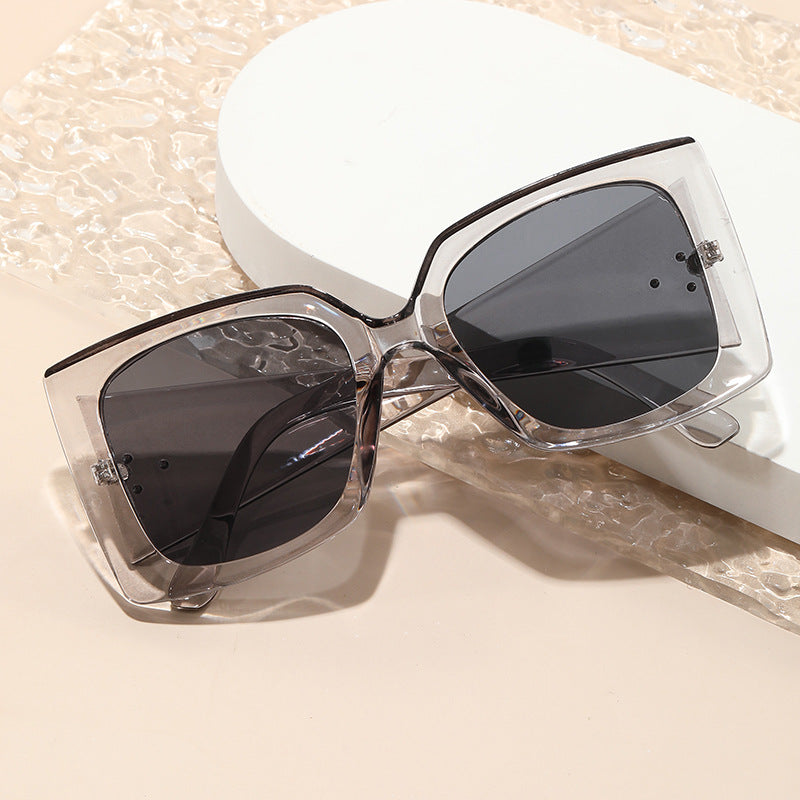 Damen Überdimensionierte Leo-Sonnenbrille Brehn