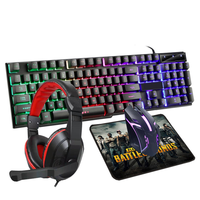 Gaming-Headset, Tastatur, Maus und Mauspad-Set Brehn