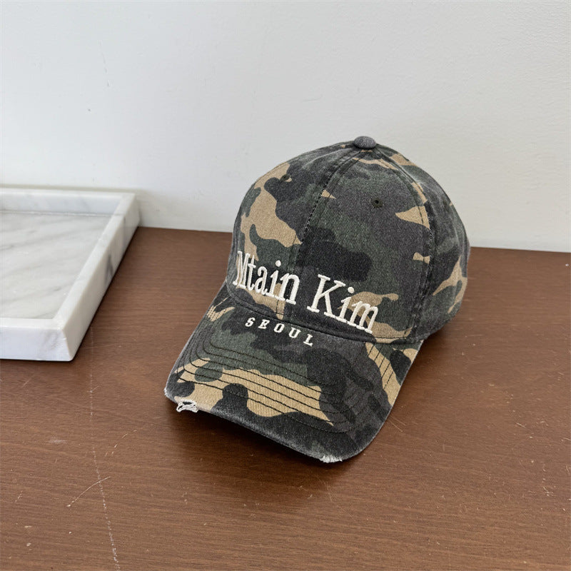 Herren Freizeit Camo Print Baseballmütze Brehn