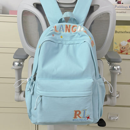 Stilvoller bestickter Grafik-Rucksack Brehn