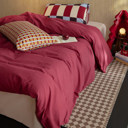 Luxus Baumwoll-Satin Bettbezug Set
