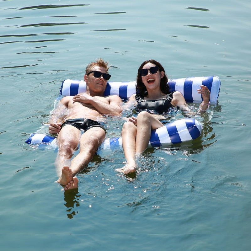 Unisex Doppelsitzende Wassermatte mit bunten Luftsäulen Brehn