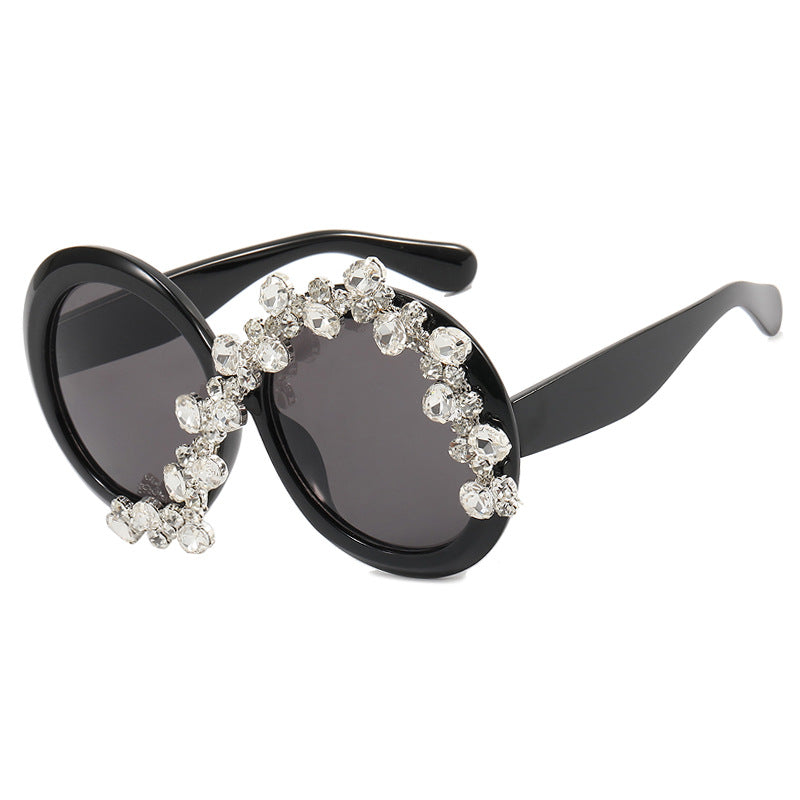 Damen Glamouröse Sonnenbrille mit Strassapplikationen Brehn