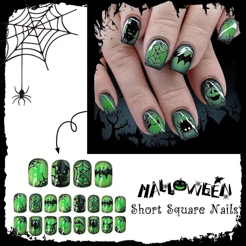 Halloween Nagelkunstset mit kreativen 3D-Motiven Brehn