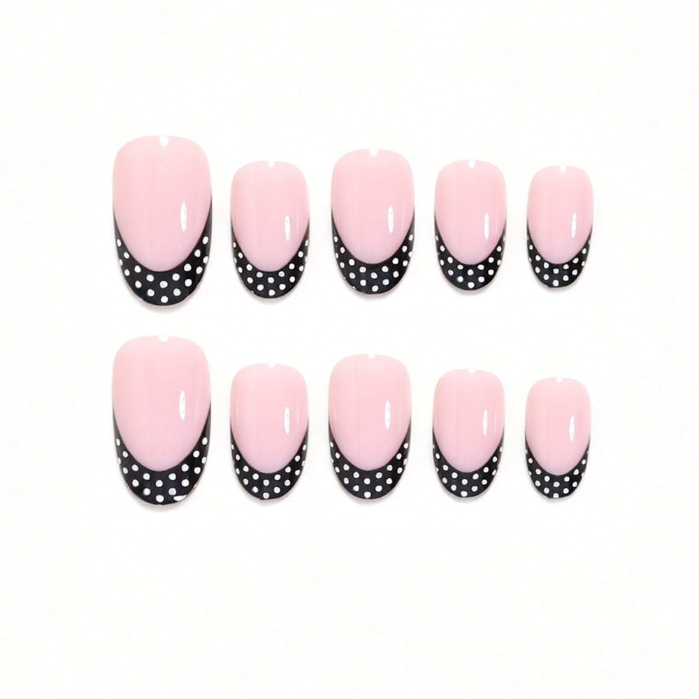 Designer French Tip Nail Art Brehn