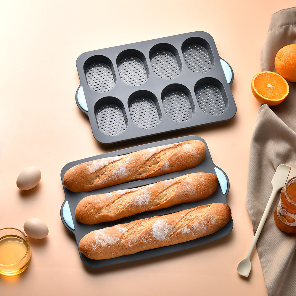 Silikon-Brotbackform mit Antihaftbeschichtung und Stabilen Griffen Brehn