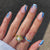 Kunstvolle Nagelkunst mit moderner Wellen-Design Brehn