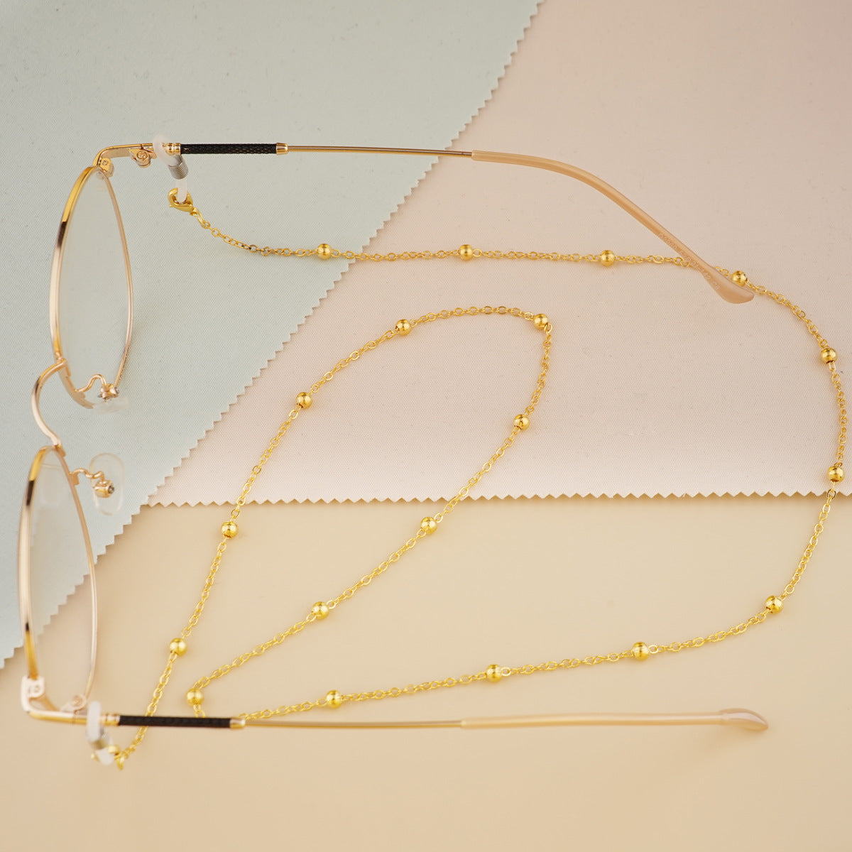 Silberperlen Dekorative Brillenhalter Kette Brehn