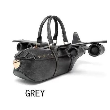 Flugzeug-inspirierte Handtasche