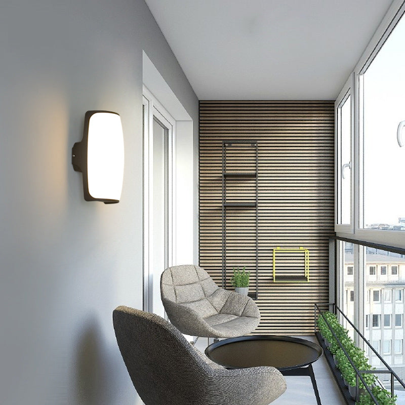 Wasserdichte Acrylgewölbte Shade LED Außenwandleuchte | Brehn