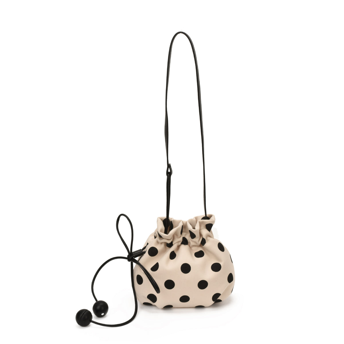 Punktmuster Zugband Handtasche