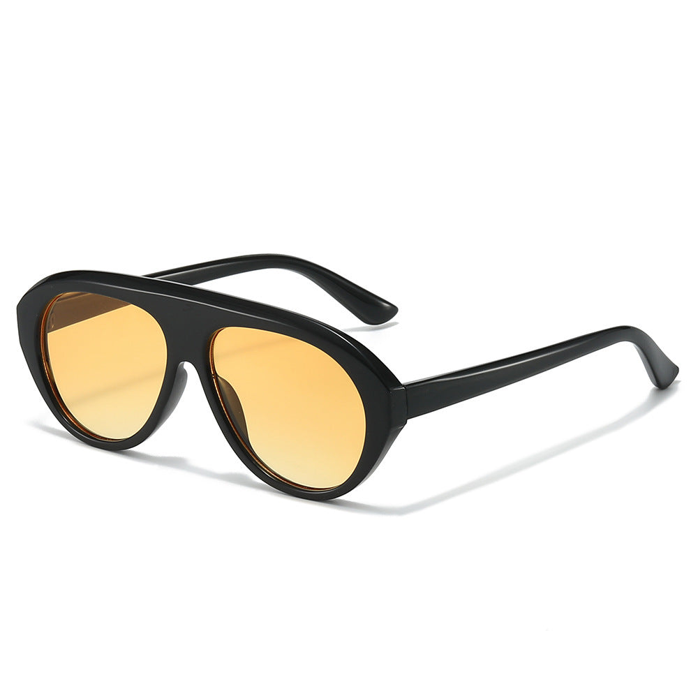 Oversized Geometric Aviator Sonnenbrille Brehn