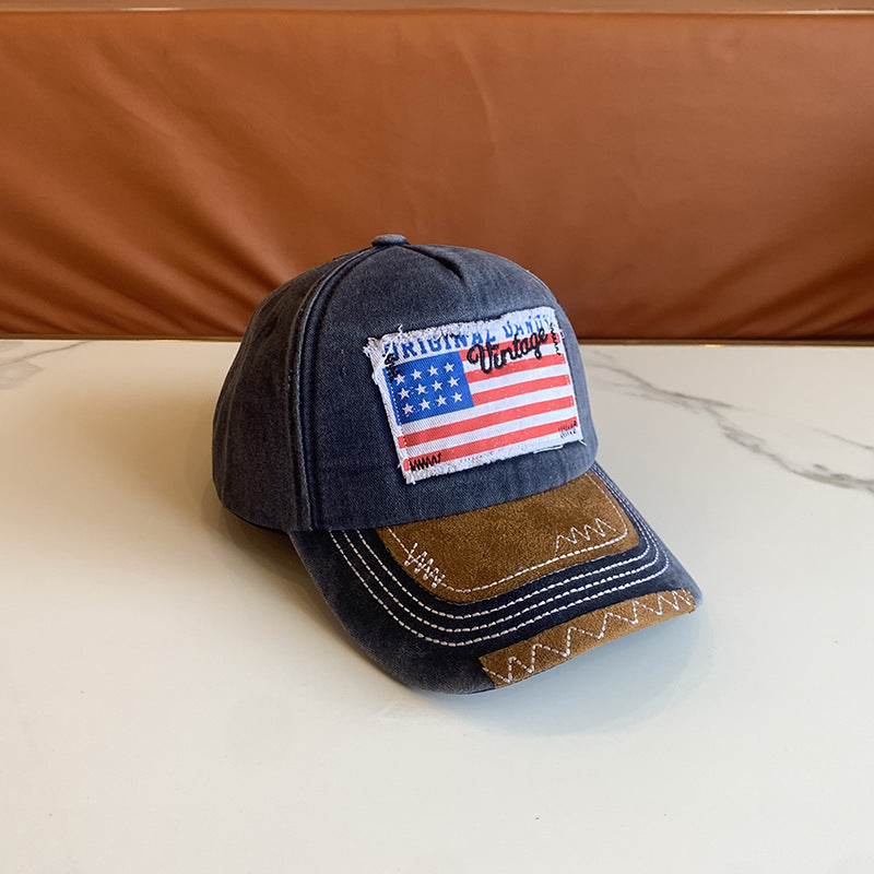 Damen Vintage-inspirierte distressed Baseballmütze Brehn