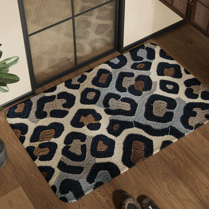 Spaßiger und bunter Patchwork-Teppich Brehn