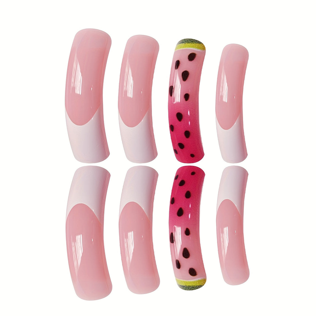 Kreatives Wassermelonen-Themen Nagelkunst Set Brehn