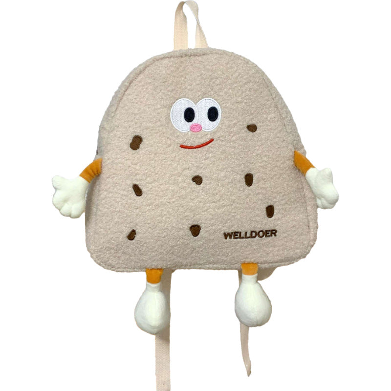 Kinderrucksack mit verspieltem Cartoon-Charakter Brehn