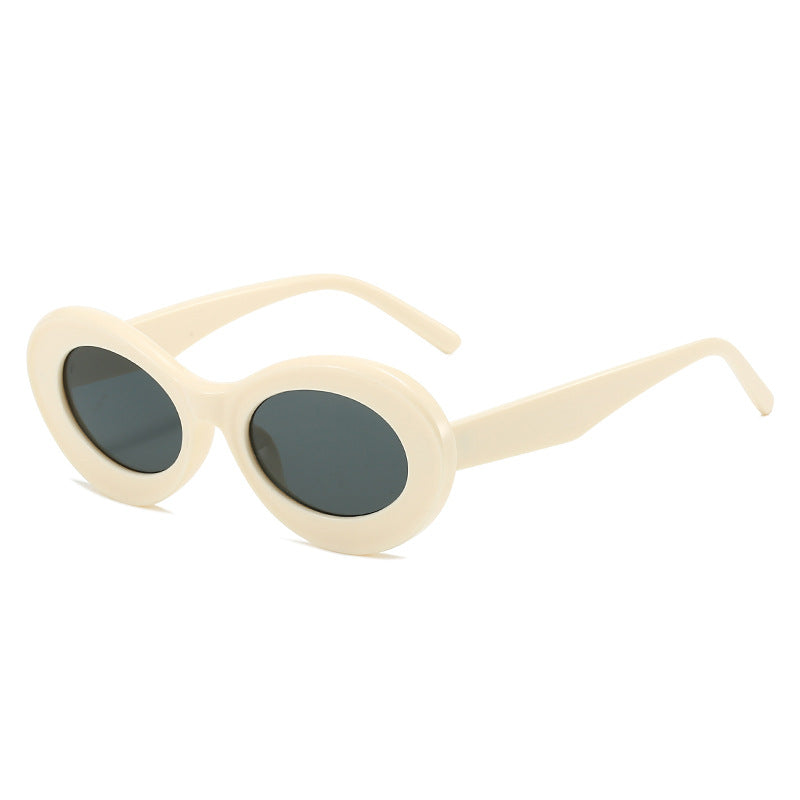 Damen modische Sonnenbrille im ovalen Design Brehn