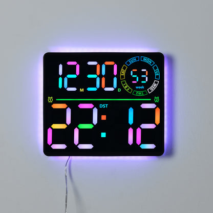 Digitale Wand-Uhr Brehn